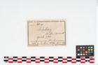 Etikett zu Eisenhiebmesser (NHMW-PRAE-048325)